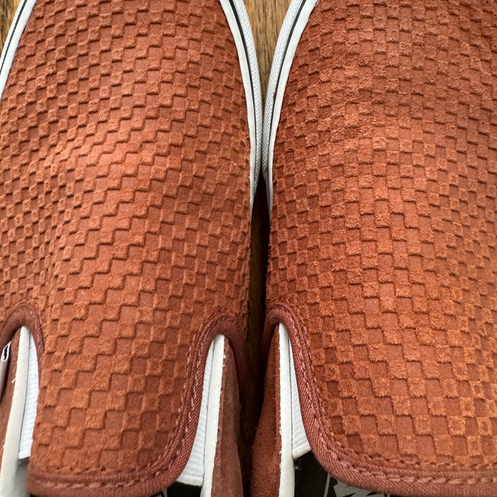 Vans Women's Slip-On Sneakers in Rust Brown - Picture 7 of 7
